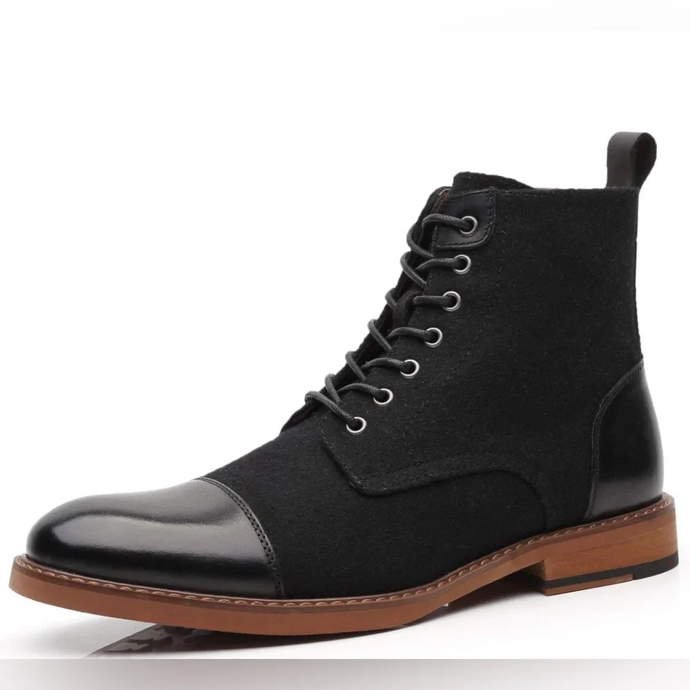 LA MILANO Men's STANCE II GENUINE LEATHER UPPER B51712-1 Oxford Boots Size‎ 7